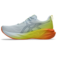 Tênis ASICS Novablast 5 - Masculino - Azul/Amarelo