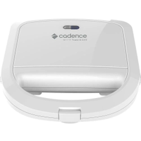 Sanduicheira Elétrica Cadence Toast & Grill Branca - 220V
