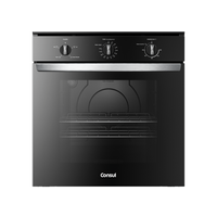 Forno De Embutir Elétrico Consul 84 Litros Preto Com Timer Autodesligamento E Grill - Cob84be 110V