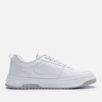 Tênis casual com recortes branco