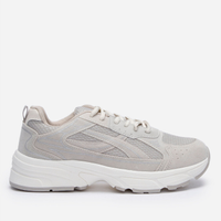 Tênis feminino daddy sneaker recortes bege