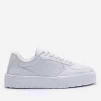 Tênis casual com recortes branco