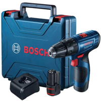 Parafusadeira e Furadeira de Impacto à Bateria 12v 2 Baterias e Maleta BOSCH GSB-120 Li - BIVOLT