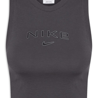 Regata Feminina Sportswear Cropped - Cinza