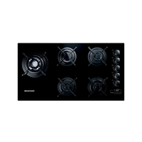 Cooktop 5 Bocas Brastemp Com Quadrichama E Timer Touch - Bdt85ae Bivolt