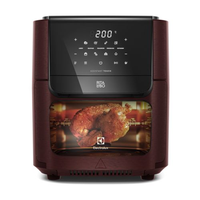 Air Fryer Oven Electrolux Rita Lobo 12L Digital Vermelha c/ Rotisserie e Grelha Antiaderente (EAF91)