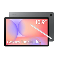 Tablet Samsung Galaxy Tab S10 Lite WiFi, 256GB, 8GB RAM, Tela 10.9", S Pen e Capa Smartbook Cover Inclusas - Cinza