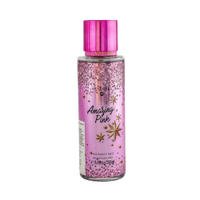 Perfume feminino v v love amazing pink body mist for woman 250ml