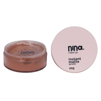 Pó solto facial nina makeup instant matte cor 3