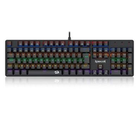 Teclado Mecânico Gamer Redragon Valheim Rainbow, Switch Brown, ABNT2, Preto - K608-R (PT-BROWN)