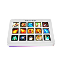 Stream Controller Gamer Fifine AmpliGame D6, 15 Teclas Macro LCD, RGB, Branco - D6W