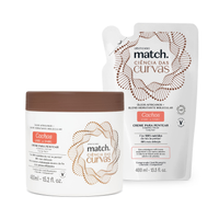 Combo Match Ciência das Curvas Cachos: Creme Para Pentear 450ml + Refil 400ml