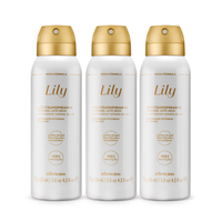 Combo Lily: Desodorante Antitranspirante Aerosol 3x125ml cada