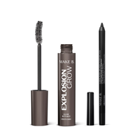 Combo Presente Dia Dos Namorados Make B.: Lápis Para Olhos Preto 1,2g + Máscara De Cílios 10g
