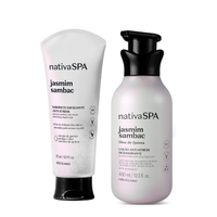 Combo Nativa Spa Jasmim Sambac: Loção Corporal 400ml + Sabonete Líquido 175ml