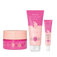 Combo Desliza Fácil: Creme Esfoliante 200g + Creme Hidratante Deslizante 200ml + Sérum Uniformizador 30ml