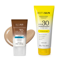 Combo Boti.Sun Protetor Solar: Facial com cor 03 FPS70 200g + Corporal FPS30 200g
