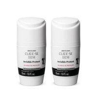 Combo Cuide-se Bem Invisible Protect: Desodorante Antitranspirante Roll-on 2x55ml