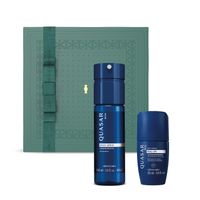 Combo Presente Quasar Blue: Body Spray 100ml + Desodorante Roll-On 55ml + Caixa Presenteável