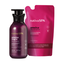 Combo Nativa Spa: Loção Hidratante Desodorante Ameixa Negra 400ml + Refil Ameixa 400ml