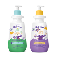 Combo Dr. Botica: Shampoo Infantil Cacheados 3 ABC 400ml + Sabonete Líquido Infantil 400ml