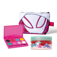 Combo Sophie Spider-Gwen: Paleta Mulfunional 10g +Jelly Cream Creme Hidratante 150g+ Nécessaire Infantil