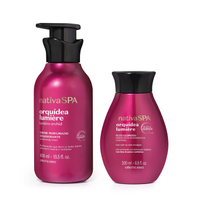 Combo Nativa SPA Orquídea Lumière: Creme Perfumado Desodorante 400ml + Óleo Hidratante Desodorante Corporal Glorioso 200ml
