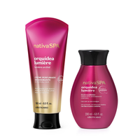 Combo Nativa SPA Orquídea Lumière: Creme Perfumado Desodorante 180ml + Óleo Hidratante Desodorante Corporal Glorioso 200ml