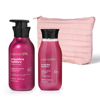 Combo Nativa SPA Orquídea Lumière: Body Splash 200ml + Nécessaire Premium