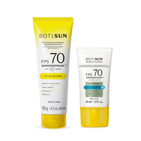 Combo Protetor Solar Boti.Sun: Corporal FPS 70 120G + Facial Antioleosidade FPS 70 40ml