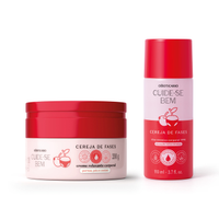 Combo Cuide-se Bem Cereja De Fases: Creme Relaxante Corporal 200g + Óleo Térmico Corporal 110ml