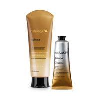 Combo Nativa Spa: Loção Corporal Quinoa 200ml + Creme Para As Mãos Antissinais Ameixa Dourada 75g