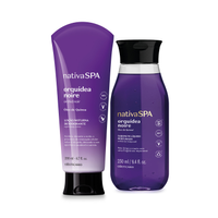 Combo Presente Nativa Spa Orquídea Noire: Loção Corporal 200ml + Sabonete Líquido Perfumado 250ml