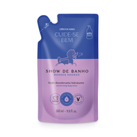 Refil Loção Desodorante Hidratante Corporal Cuide-se Bem Show de Banho 350ml