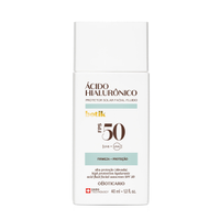 Protetor Solar Facial Fluido FPS 50 Botik Ácido Hialurônico 40ml