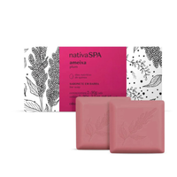 Kit Sabonetes em Barra Nativa SPA Ameixa 2X90g