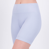 Bermuda Hering Ciclista Canelada Feminina Azul Claro