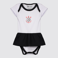 Body Vestido Corinthians Branco