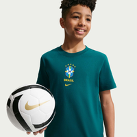 Camiseta Brasil Nike Crest Infantil