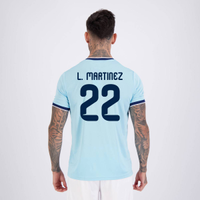 Camisa Argentina Lanes Azul 22 L. Martinez