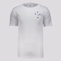 Camisa Cruzeiro Esportiva Branca e Marinho