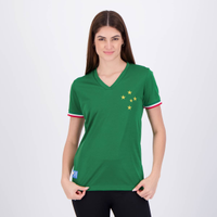 Camisa Cruzeiro Retrô Palestra Feminina Verde