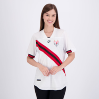 Camisa Dragão Premium Atlético Goianiense II 2024 Feminina Branca