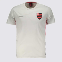 Camisa Flamengo Eco Infantil Off-White