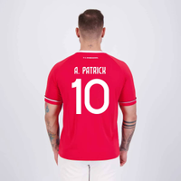 Camisa Internacional Alan Patrick 10 Strong Vermelha