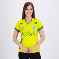 Camisa Junpe Ousadia FC I 2025 Feminina Amarela