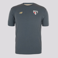 Camisa New Balance São Paulo Viagem 2025 Cinza