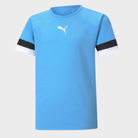 Camisa Puma Teamrise Juvenil Azul