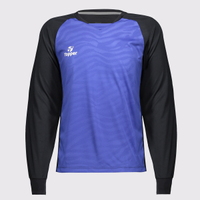 Camisa Topper Goleiro Ethnic Manga Longa Juvenil Azul