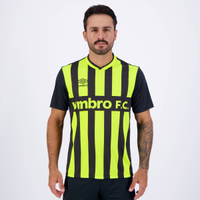 Camisa Umbro Sponsor Preto e Verde